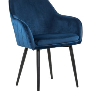 Artistiq Eetkamerstoel Juna Velvet, kleur Blauw