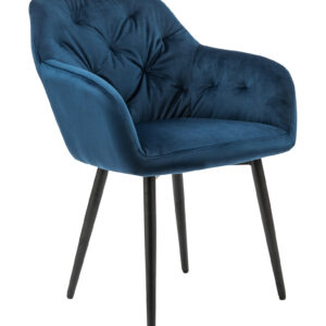 Artistiq Eetkamerstoel Laila Velvet, kleur Blauw