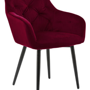 Artistiq Eetkamerstoel Laila Velvet, kleur Rood