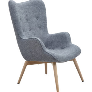 Artistiq Fauteuil Anderson Houten poot, kleur Grijs