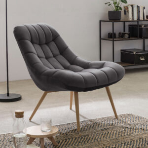 Artistiq Fauteuil Jurre Velvet, kleur Grijs