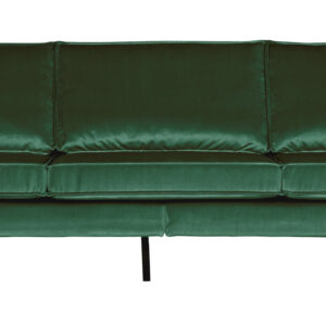 BePureHome Bank 3-zits Rodeo Velvet, kleur Forest Green