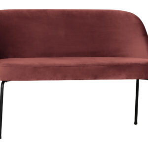 BePureHome Eetkamerbank Vogue Velvet, kleur Chestnut