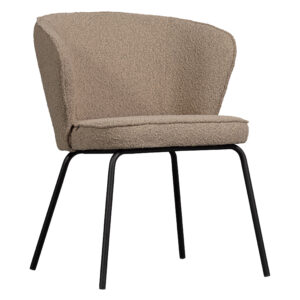 BePureHome Eetkamerstoel Admit Bouclé, kleur Beige