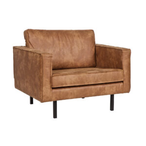 BePureHome Fauteuil Rodeo, kleur cognac