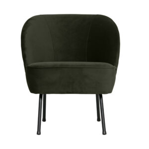 BePureHome Fauteuil Vogue Velvet, kleur Donkergroen