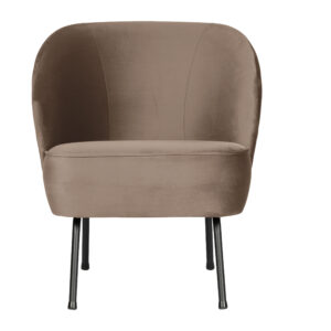 BePureHome Fauteuil Vogue Velvet, kleur Khaki