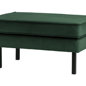 BePureHome Hocker Rodeo Velvet, kleur Groen