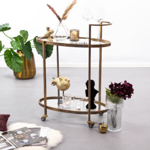 BePureHome Trolley Push kleur Antique Brass