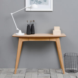 Bendt Bureau Mayra Eiken met lade, 105 x 74cm