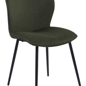 Bendt Eetkamerstoel Joya Rib, kleur Olive Green