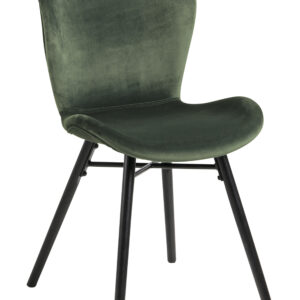 Bendt Eetkamerstoel Olle Velvet, kleur Forest Green