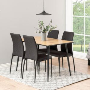 Bendt Eettafel Louise 120 x 80cm, kleur Eiken