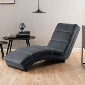 Bendt Relaxfauteuil Lauri Velvet, kleur Donkergrijs