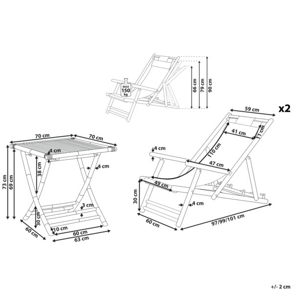 1 x Tafel Lichte houtkleur