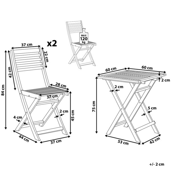 2 x Stoel Lichte houtkleur