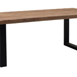 Brix Eettafel Sturdy Boomstam, Mangohout en staal, 160 x 90cm