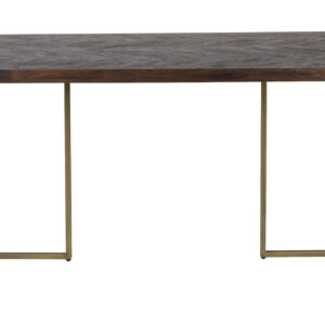 Dutchbone Eettafel Class Antique Brass, 180 x 90cm