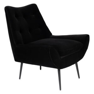 Dutchbone Fauteuil Glodis, kleur Zwart