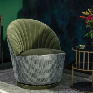 Dutchbone Fauteuil Madison, kleur Olive