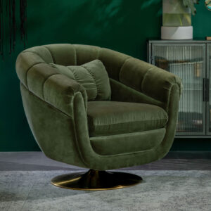 Dutchbone Fauteuil Member, kleur Olive