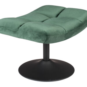 Dutchbone Hocker Bar Velvet, kleur Groen