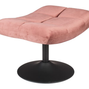 Dutchbone Hocker Bar Velvet, kleur Roze