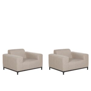 Fauteuil Beige ROVIGO