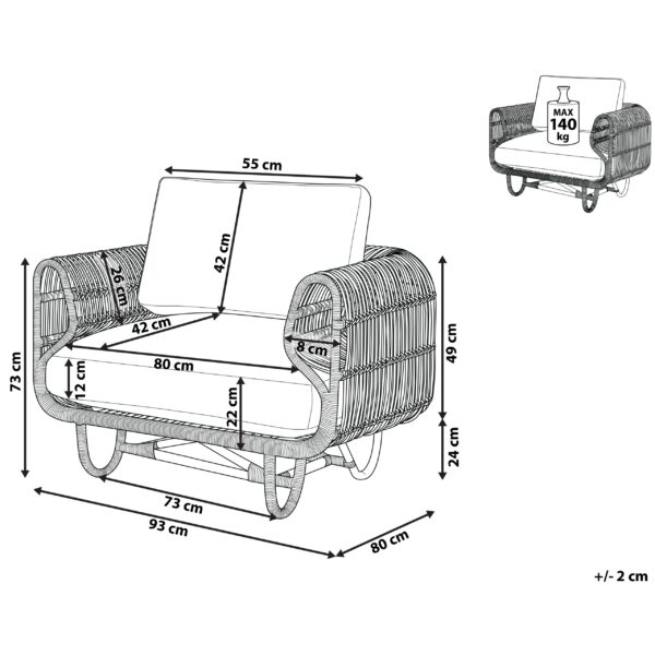 1 x Fauteuil