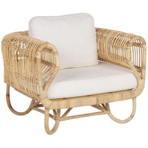 Fauteuil Katoen Beige DOLCEDO