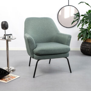 Fauteuil Kian Stof, kleur groen