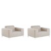 Fauteuil Stof Beige ROVIGO