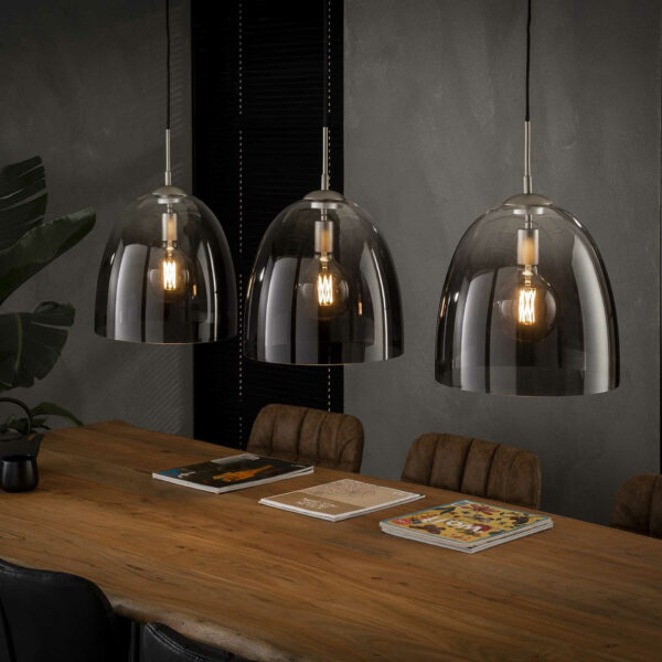 Glazen Hanglamp Misha 3-lamps