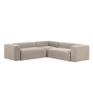 Kave Home 4-zits Hoekbank Blok 290cm, kleur Beige