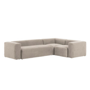 Kave Home 4-zits Hoekbank Blok, kleur Beige