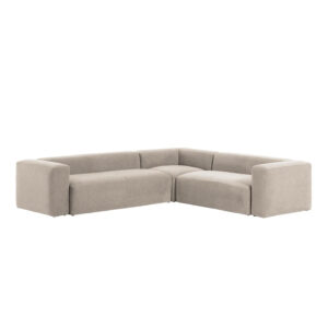 Kave Home 5-zits Hoekbank Blok, kleur Beige