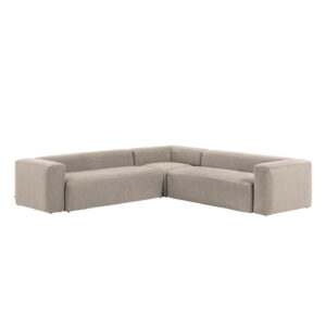 Kave Home 6-zits Hoekbank Blok, kleur Beige