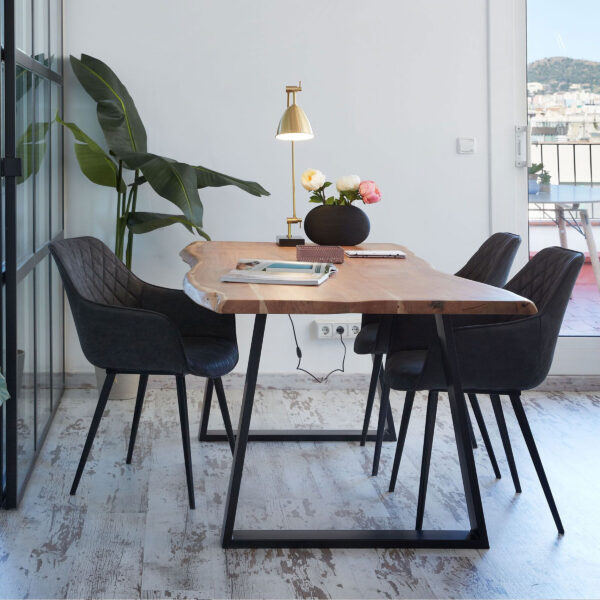 Kave Home Eettafel Alaia Acacia Boomstam