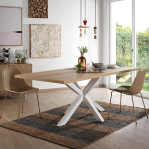 Kave Home Eettafel Argo 160 x 100cm, kleur Naturel