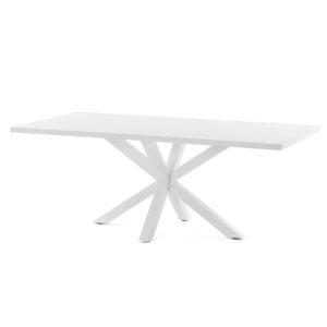 Kave Home Eettafel Argo Wit, 160 x 100cm