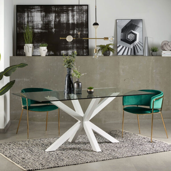 Kave Home Eettafel Argo wit