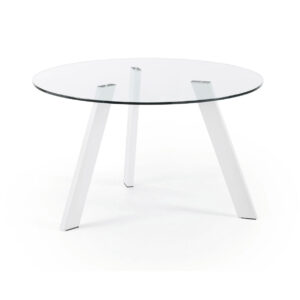 Kave Home Ronde Eettafel Carib 130cm, kleur Wit