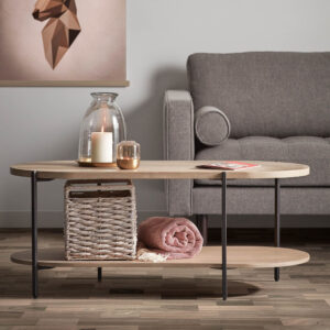 Kave Home Salontafel Palmia Mangohout, 55 x 110cm