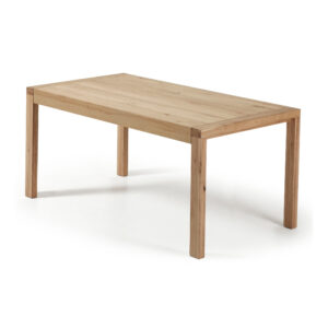 Kave Home Uitschuifbare Eettafel Briva Eiken Naturel, 180 x 90cm