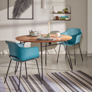 Kave Home Uitschuifbare Ronde Eettafel Novac Ø120 x 120 – 200cm