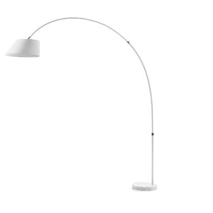 Kave Home Vloerlamp May, kleur wit