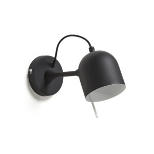 Kave Home Wandlamp Lucilla, kleur Zwart