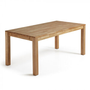 Kave Home uitschuifbare eettafel Isbel eiken naturel, 120-200 x 75cm