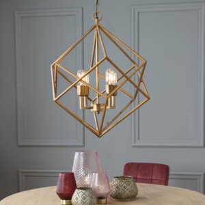 Light & Living Hanglamp Drizella 3-Lamps, goud