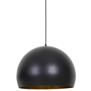 Light & Living Hanglamp Jaicey 56cm, mat zwart-goud